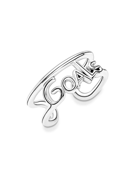 Anillo en plata de ley Goals Abierto Pandora ME