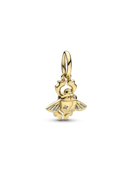 Charm Colgante con un recubrimiento en oro de 14k Escarabajo Aladdín de Disney