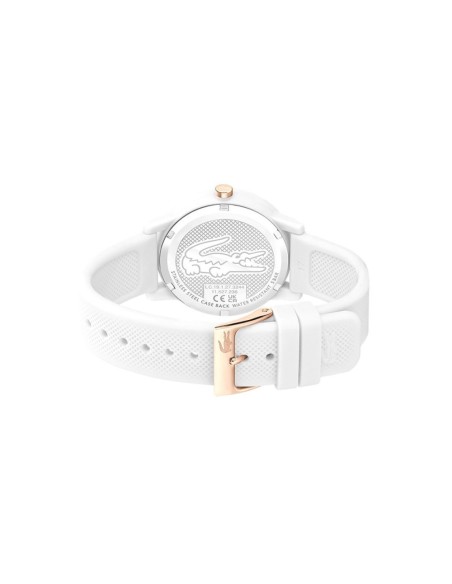 Reloj Lacoste 12.12 Mujer 2001211 | Silicona Blanca 36 mm | 