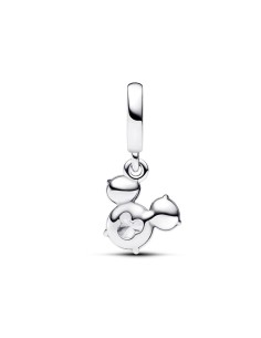 Charm Colgante en plata de ley Silueta Brillante Cabeza Mickey Mouse de Disney 2