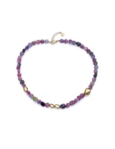 Collar Viceroy Fashion de acero e ip dorado con piedras para mujer