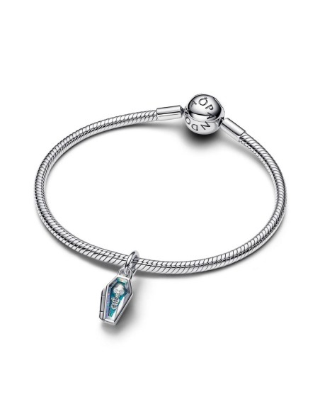 Charm cajita fosforescente en forma de ataúd – plata de ley con mensaje oculto Yours Forever