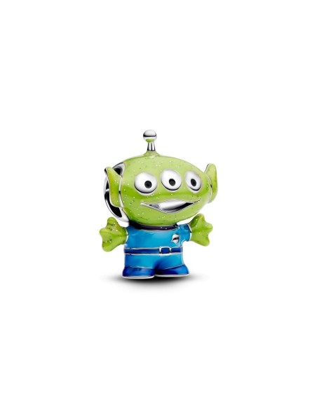 Charm Alien Toy Story en plata de ley y esmalte – curiosidad intergaláctica