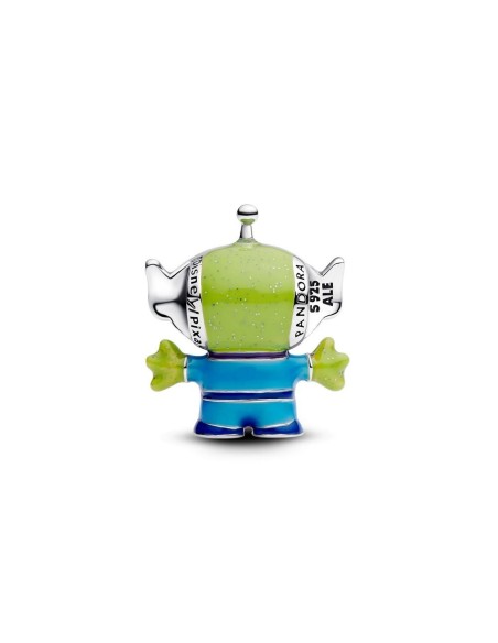 Charm Alien Toy Story en plata de ley y esmalte – curiosidad intergaláctica