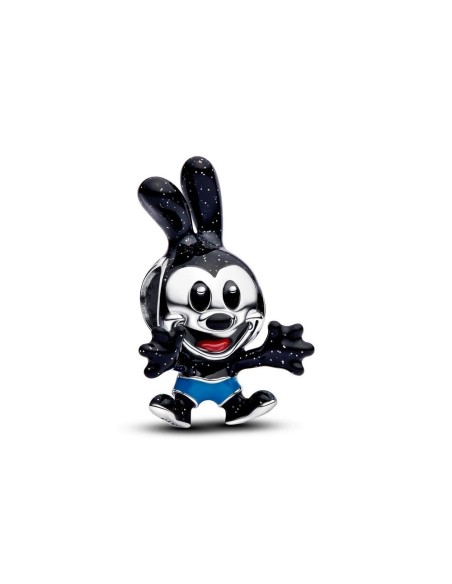 Charm Oswald el Conejo Afortunado Disney – plata de ley y esmalte brillante