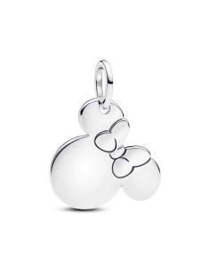 Charm colgante grabable Disney Minnie Mouse – plata de ley personalizable
