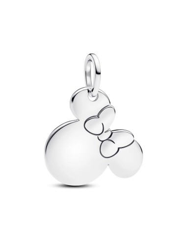 Charm colgante grabable Disney Minnie Mouse – plata de ley personalizable