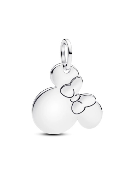 Charm colgante grabable Disney Minnie Mouse – plata de ley personalizable