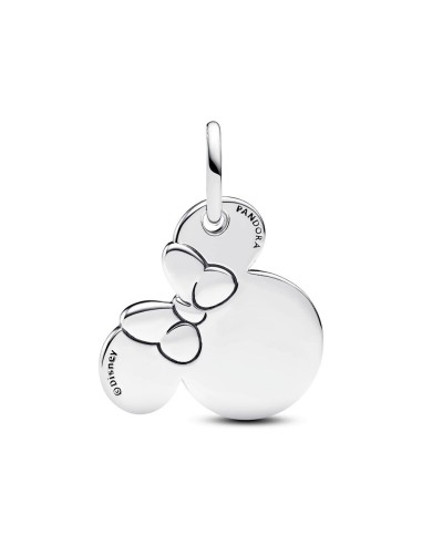 Charm colgante grabable Disney Minnie Mouse – plata de ley personalizable