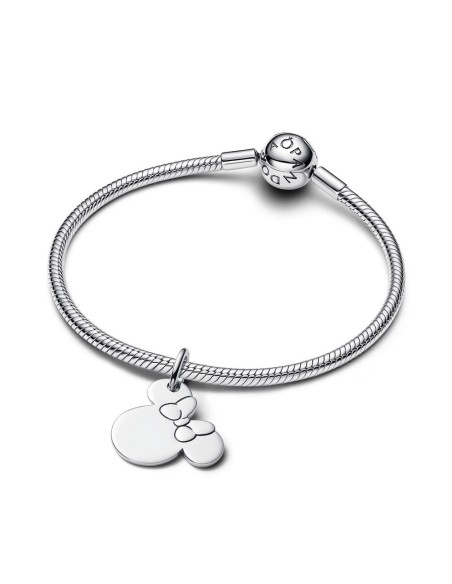 Charm colgante grabable Disney Minnie Mouse – plata de ley personalizable