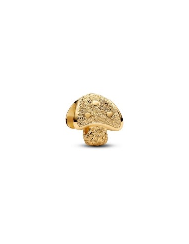 Mini charm seta texturado con baño electrolítico de oro 14 k – símbolo de crecimiento y resiliencia