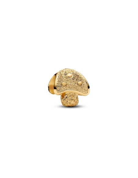 Mini charm seta texturado con baño electrolítico de oro 14 k – símbolo de crecimiento y resiliencia
