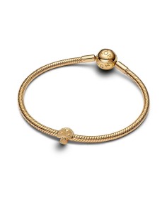 Mini charm seta texturado con baño electrolítico de oro 14 k – símbolo de crecimiento y resiliencia 2