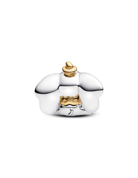 Charm Disney Dumbo en plata de ley y baño electrolítico de oro 14 k – símbolo de coraje y autenticidad