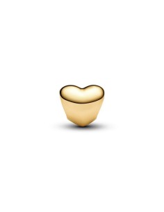 Mini charm corazón texturado con baño electrolítico de oro 14 k – “nuevo lenguaje del amor” 2
