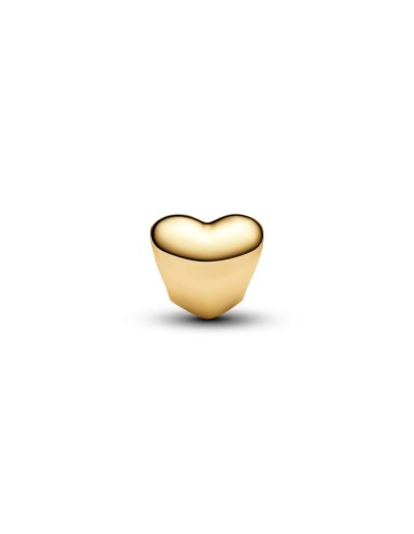 Mini charm corazón texturado con baño electrolítico de oro 14 k – “nuevo lenguaje del amor”
