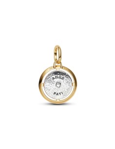 Charm talismán de Cupido – plata y oro 14 k con “Amor Fati” 2