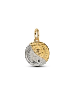 Talisman Sol y Luna en plata y oro con “Ad Astra Per Aspera” — biselado simbólico 2