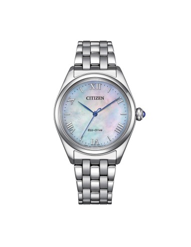 Reloj Mujer Citizen EM1140‑80D Eco‑Drive 33 mm Madreperla, Cristal Zafiro