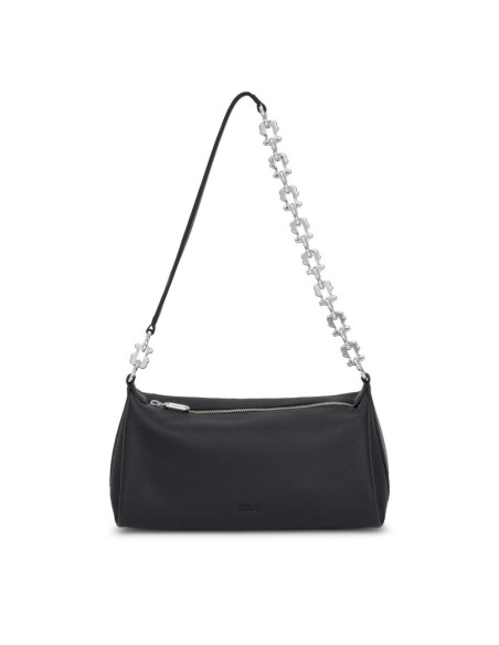Bolso Bandolera TOUS Fold Chain Negro – Piel LWG 18×34 cm