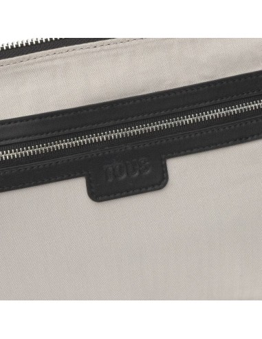 Bolso Bandolera TOUS Fold Chain Negro – Piel LWG 18×34 cm