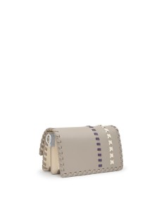 Bandolera Audree Pasadas Tous Topo-Beige – 15×19.6 cm