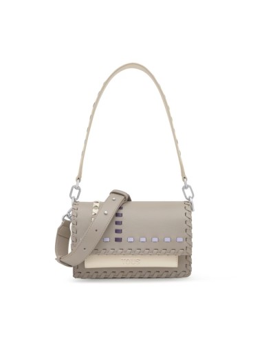 Bandolera Audree Pasadas Tous Topo-Beige – 15×19.6 cm