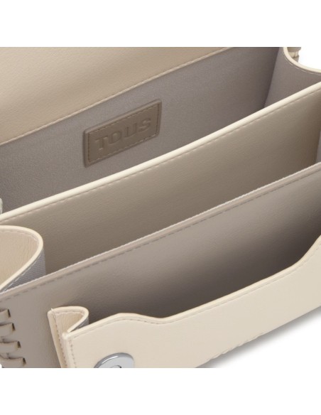 Bandolera Audree Pasadas Tous Topo-Beige – 15×19.6 cm