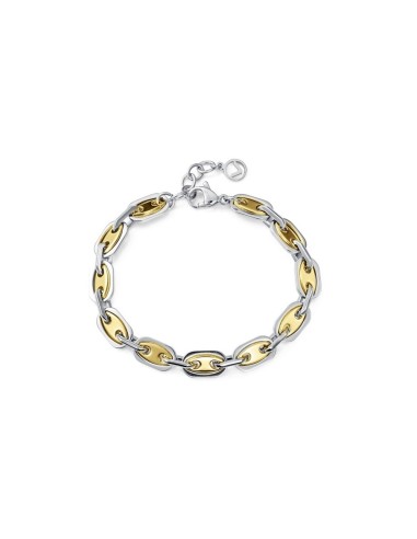 Pulsera Viceroy Fashion de acero bicolor con eslabones dorados