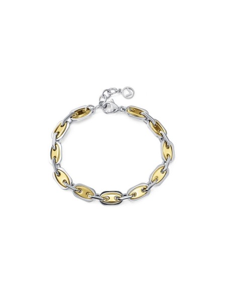 Pulsera Viceroy Fashion de acero bicolor con eslabones dorados