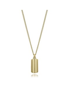 Colgante Viceroy Fashion de acero dorado con placa grabada
