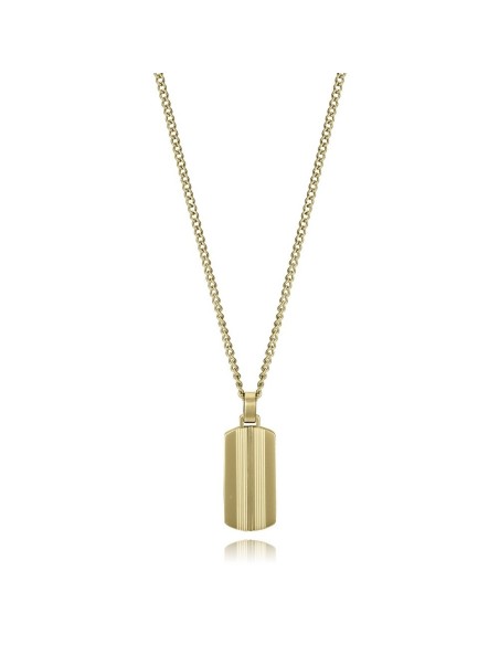 Colgante Viceroy Fashion de acero dorado con placa grabada