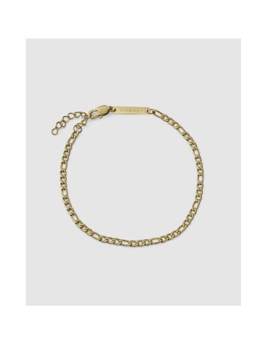 Pulsera Viceroy Fashion de acero dorado con cadena fina