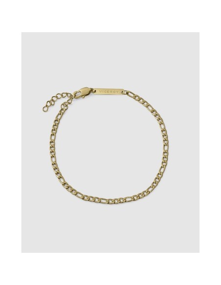 Pulsera Viceroy Fashion de acero dorado con cadena fina