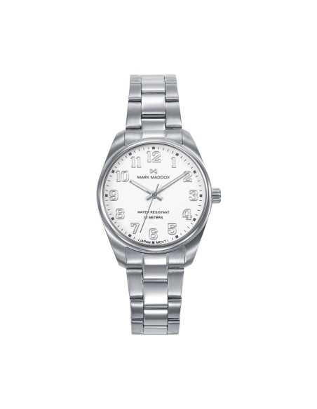 Reloj Mark Maddox mujer acero 32mm esfera blanca WR 50M