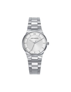 Reloj Mark Maddox mujer acero 31mm esfera plateada WR 50M