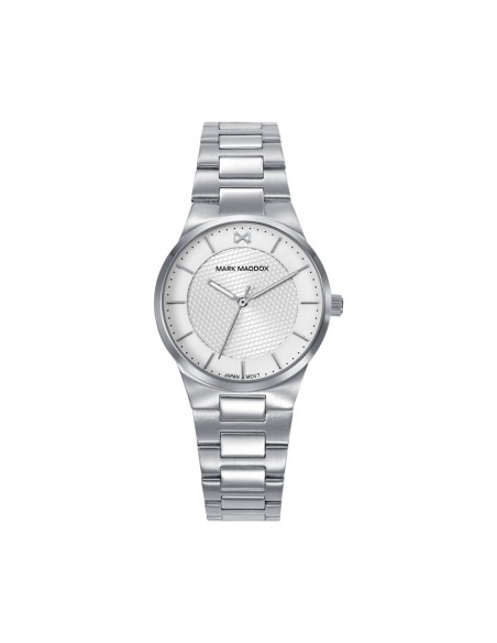 Reloj Mark Maddox mujer acero 31mm esfera plateada WR 50M