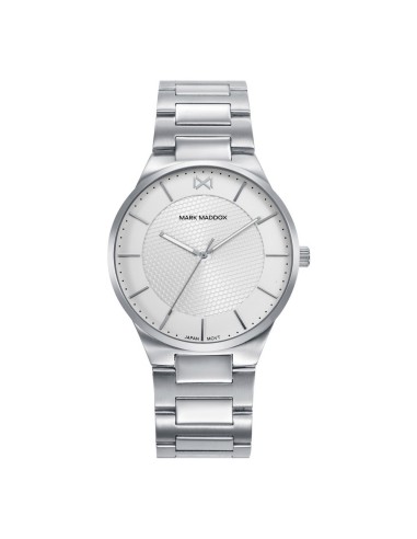 Reloj Mark Maddox Acero Brazalete Plateado Hombre 40mm WR 50M