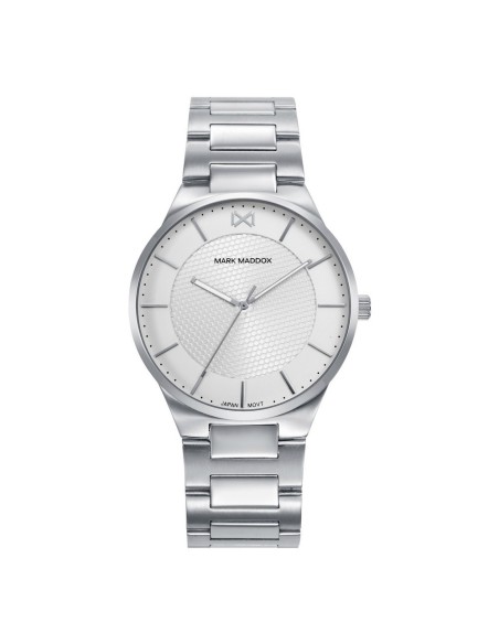 Reloj Mark Maddox Acero Brazalete Plateado Hombre 40mm WR 50M