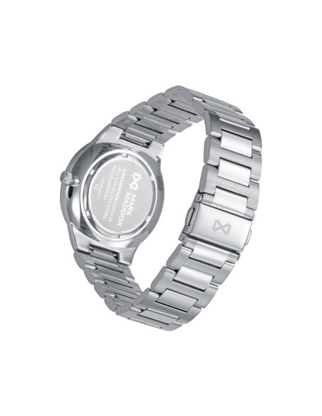 Reloj Mark Maddox Acero Brazalete Plateado Hombre 40mm WR 50M