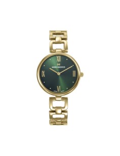 Reloj Mark Maddox Mujer Acero Dorado Brazalete Verde 31mm WR 30M