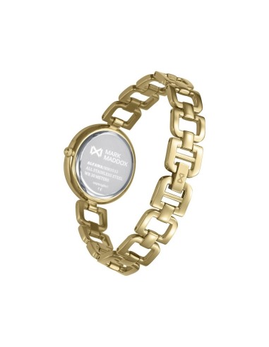 Reloj Mark Maddox Mujer Acero Dorado Brazalete Verde 31mm WR 30M