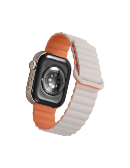 Reloj Smart Mark Maddox Blanco con Correa Silicona Bicolor – Deportivo y Moderno