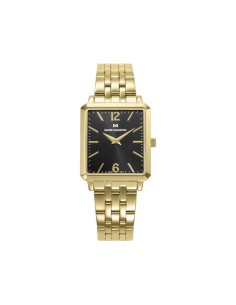 Reloj Mark Maddox mujer acero dorado brazalete negro 26x28mm WR 30M