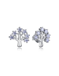 Pendientes Árbol de la Vida Viceroy 2309E000‑30 – Plata de Ley con Circonitas