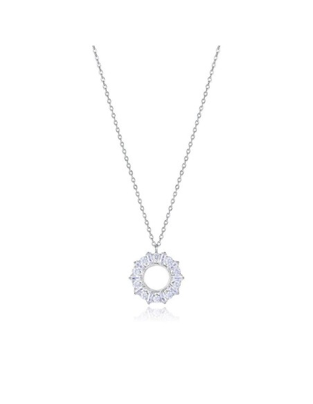 Collar Viceroy Jewels de plata de ley con baño de rodio y ciconitas para mujer
