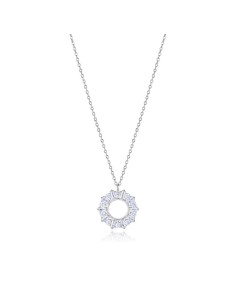 Collar Viceroy Jewels de plata de ley con baño de rodio y ciconitas para mujer 2
