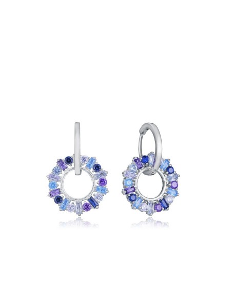 Pendientes Viceroy Jewels de plata de ley con baño de rodio y circonitas para mujer