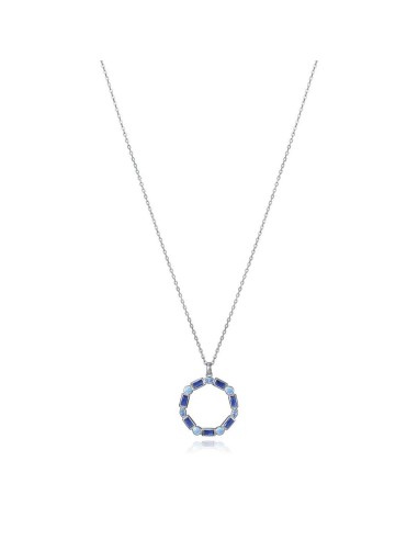 Collar Viceroy Jewels de plata de ley con baño de rodio y circonitas para mujer