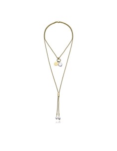 Collar Viceroy 14344C01012 de mujer en acero dorado IP con madreperla